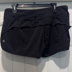 lululemon athletica Women's Black Athletic Shorts